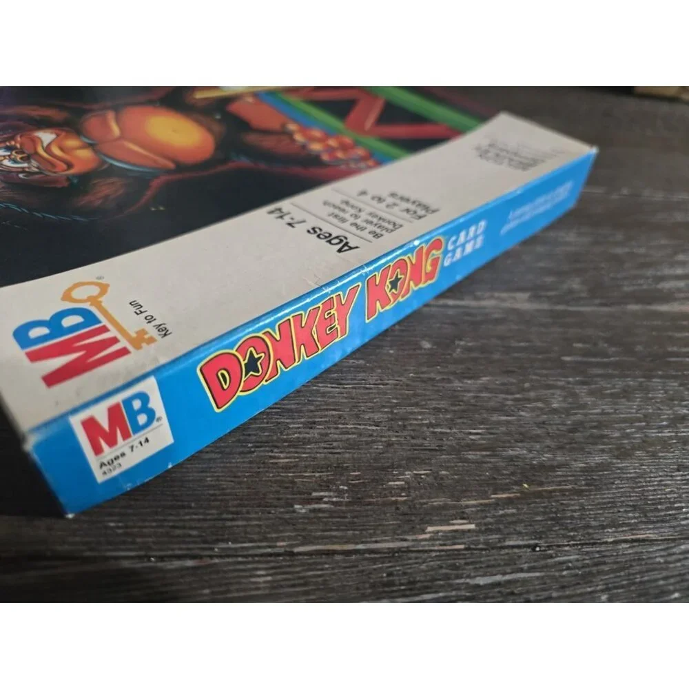 Donkey Kong Card Game Vintage 1983 Milton Bradley 4323